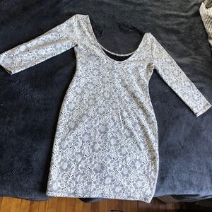 Long Sleeve Off The Shoulder Mini Dress